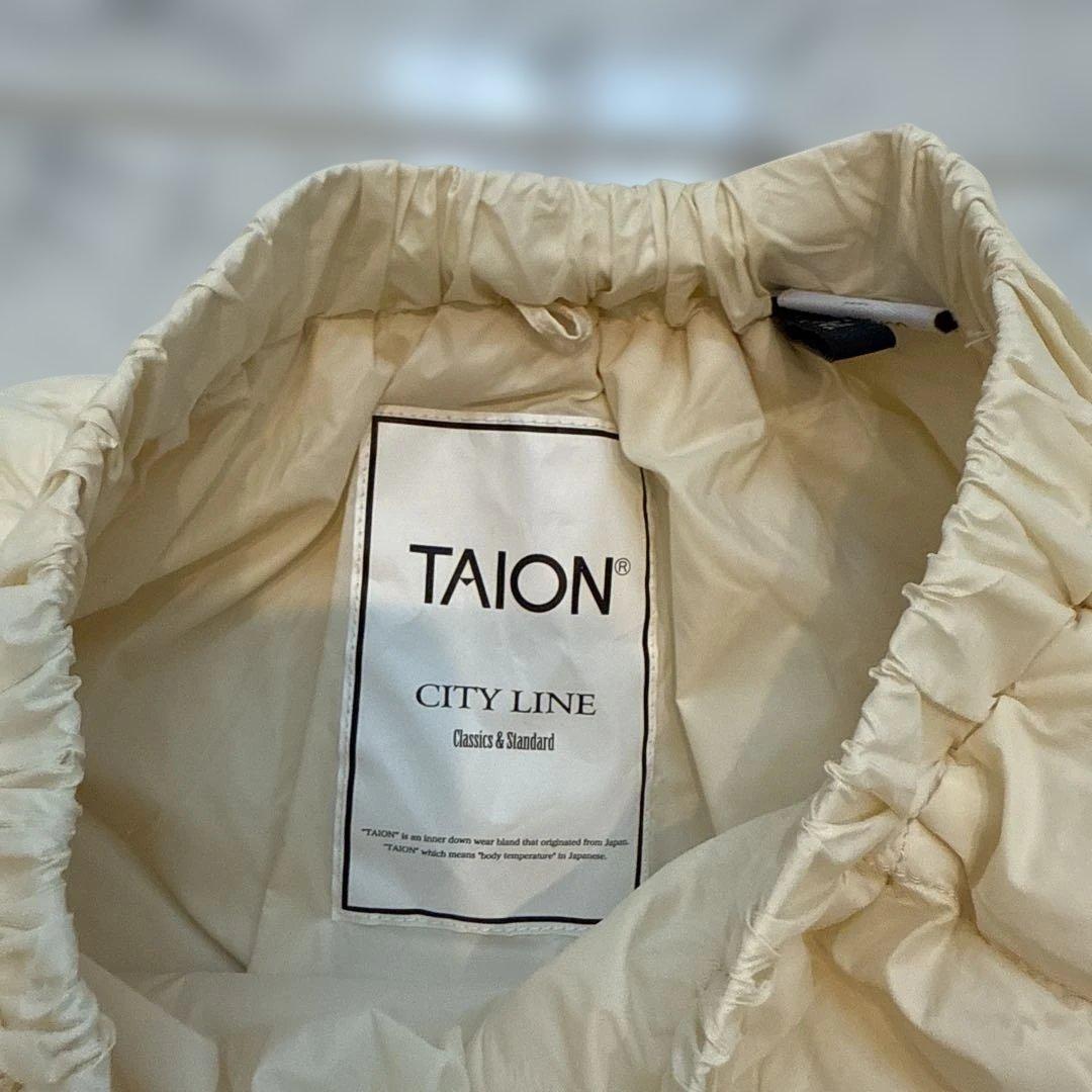 未使用　軽くて上質なダウン　TAION シティ ダウンスカート新作　ホワイト