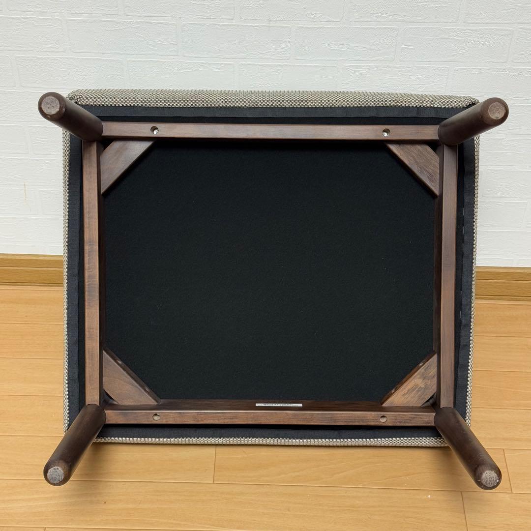 【美品】カリモク オットマン スツール WD4306WWK 足置き 腰掛け