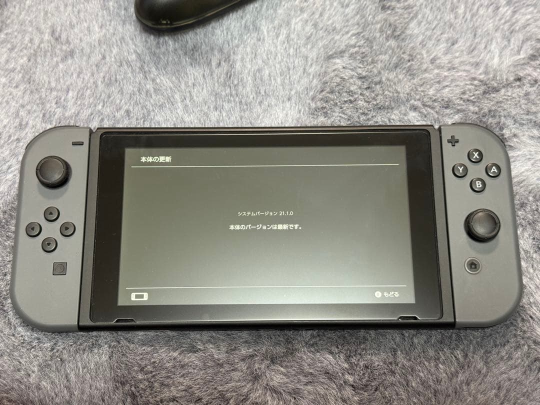 Nintendo Switch 本体 グレー　箱　付属品完備　オマケ付き　美品