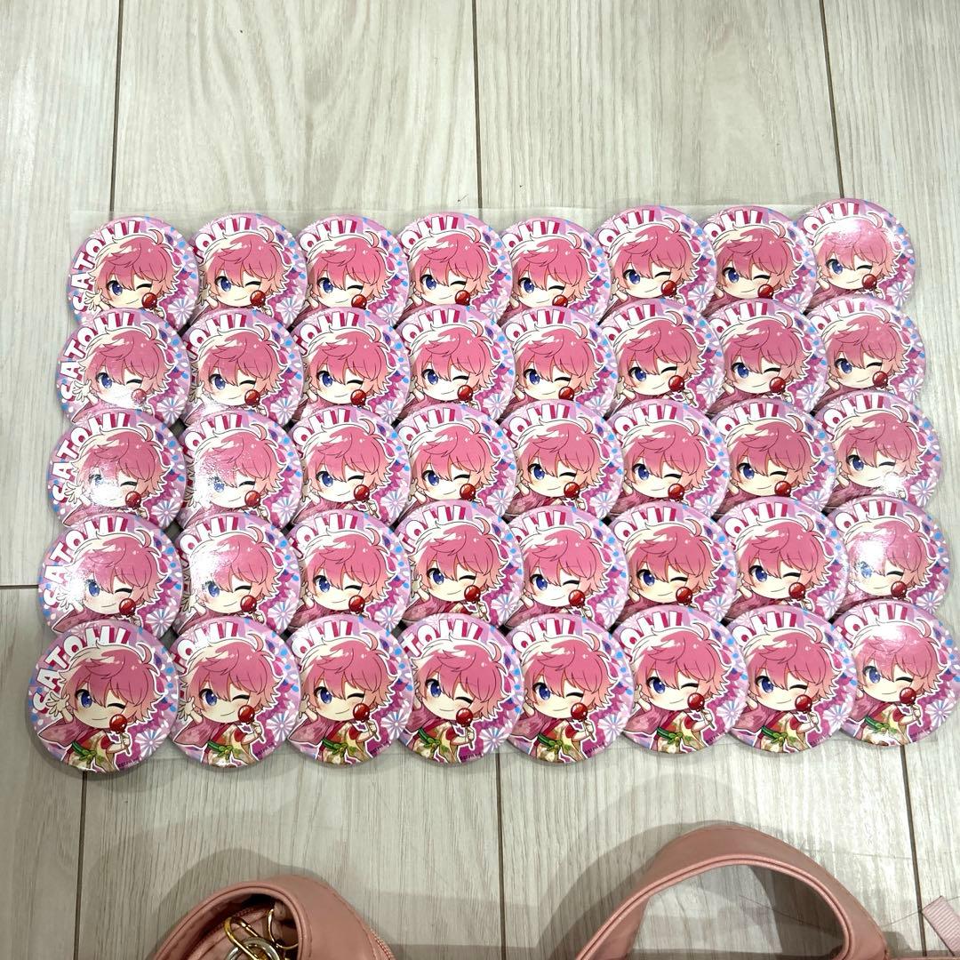 すとぷり痛バ　さとみくん 缶バッジ40個　Summer 2020