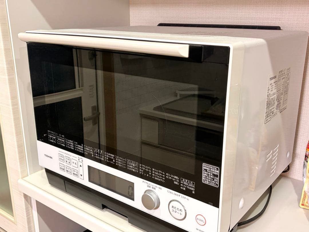 東芝 過熱水蒸気オーブンレンジ 2019年製 ER-SD100 ボタン不調