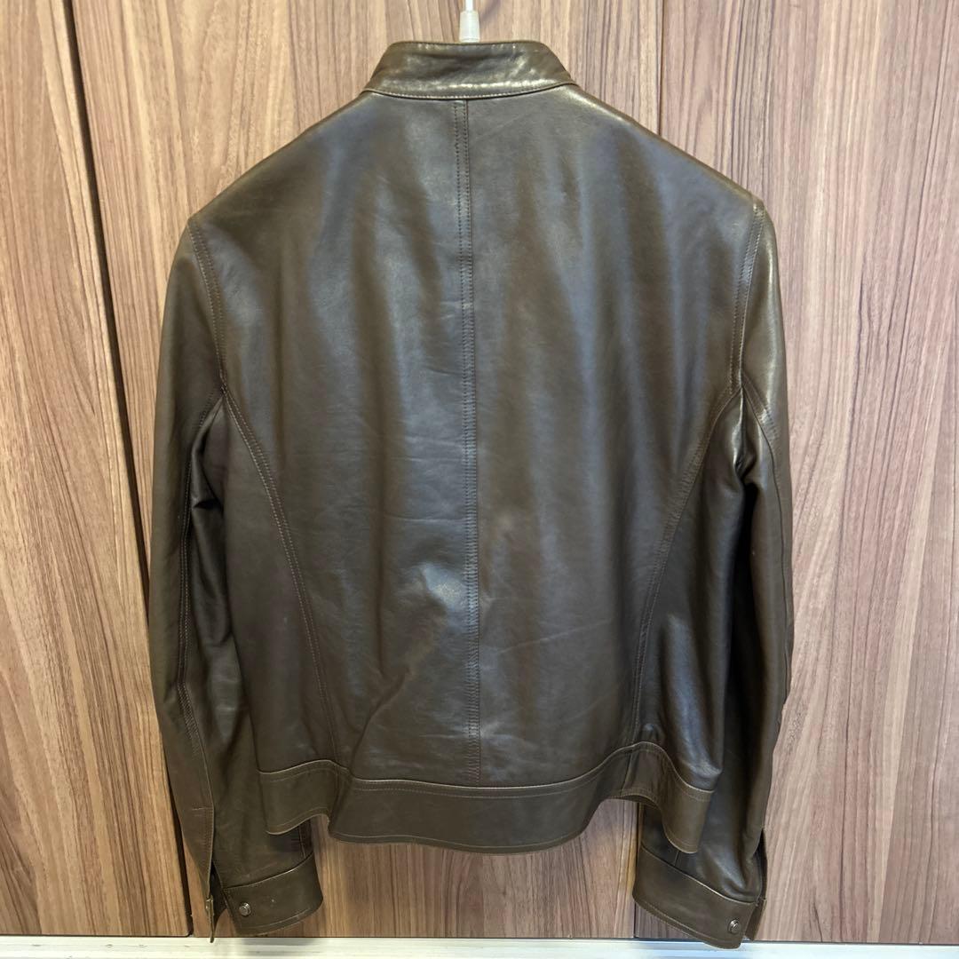 EMMETI エンメティ ライダースジャケット JURI 46 ブラウン