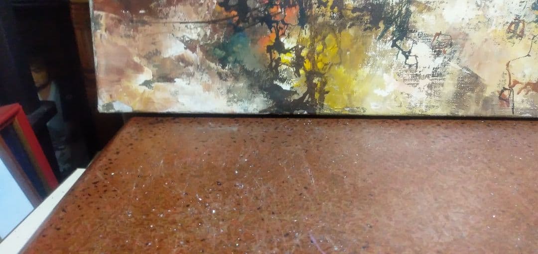 F12号直筆油絵ですサインはありますが読めないです