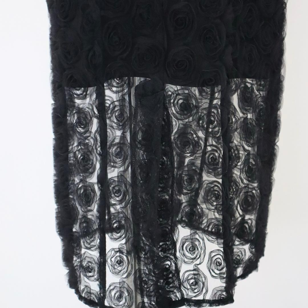 Rose race pencil dress ドレスワンピースet.UNiVER