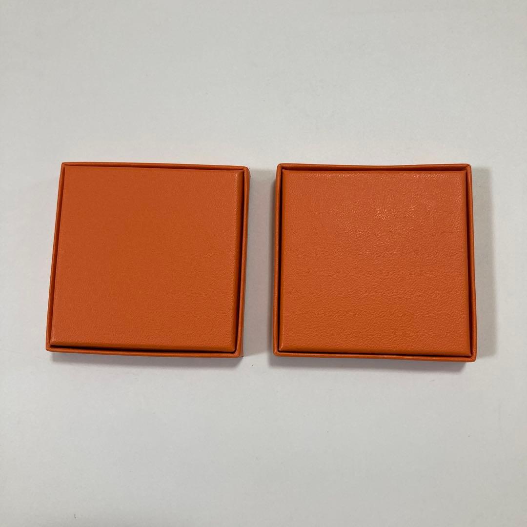 美品　エルメス　アクセサリー入れ　保存袋　空箱　2個セット　ミニサイズ