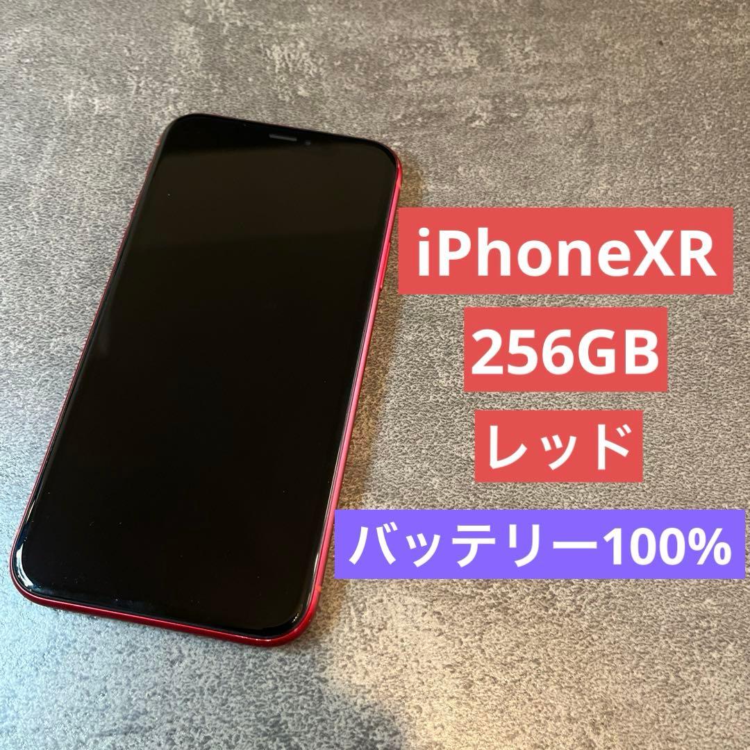 【バッテリー100%】iPhoneXR 256GB