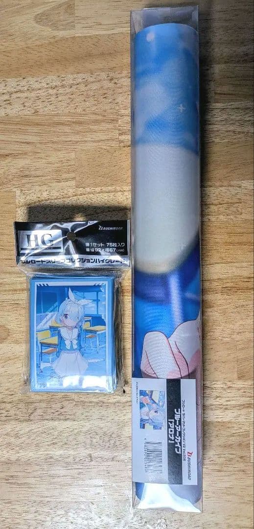 ブルーアーカイブ　アロナ　ブシロード　ラバーマット＋スリーブ