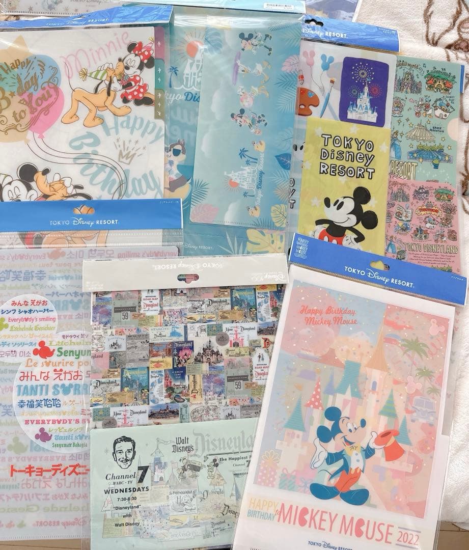 クリアファイルまとめ売り ディズニーリゾート✴︎大幅お値下げ