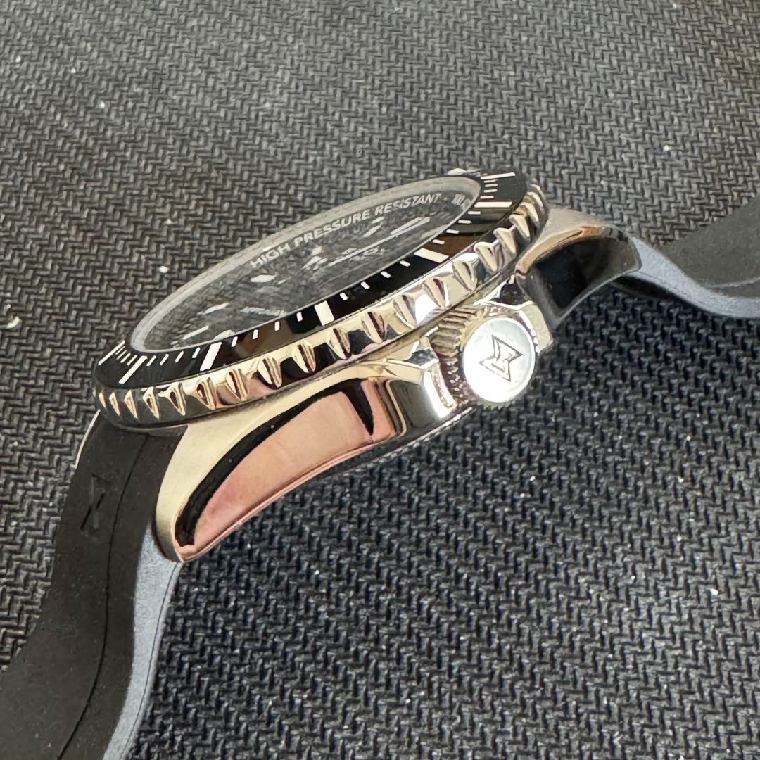 EDOX　エドックス　スカイダイバーネプチュニアン　NEWロゴ　ブラック　美品