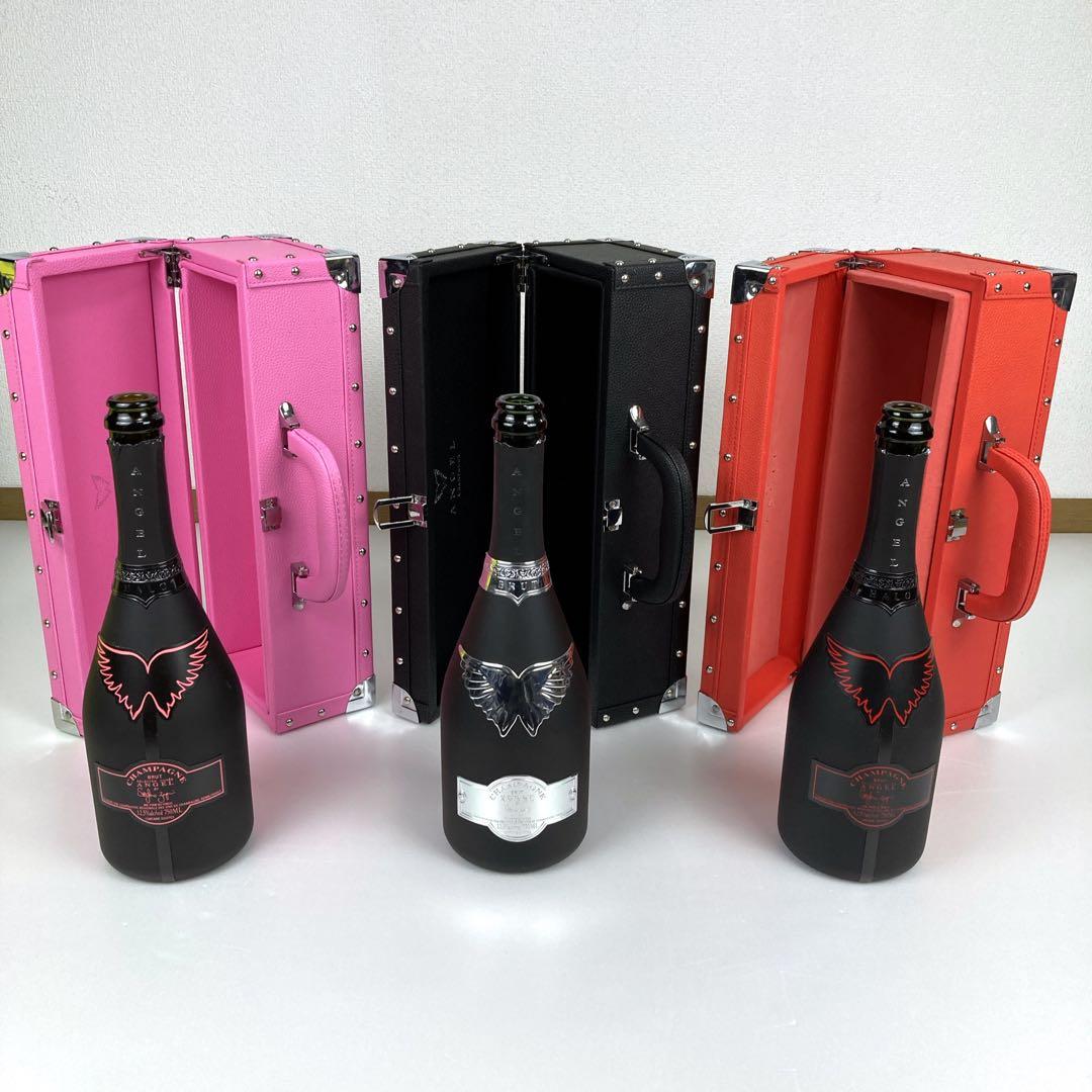 【美品】ANGEL シャンパン空箱・空ボトル6本セット