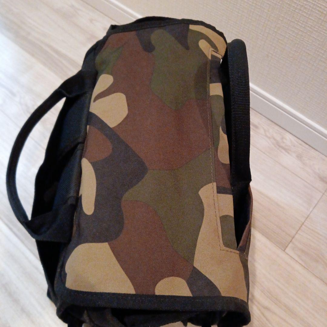 【美品】テクニクス　レコードリュック/バッグDJ 中古 technics 迷彩柄