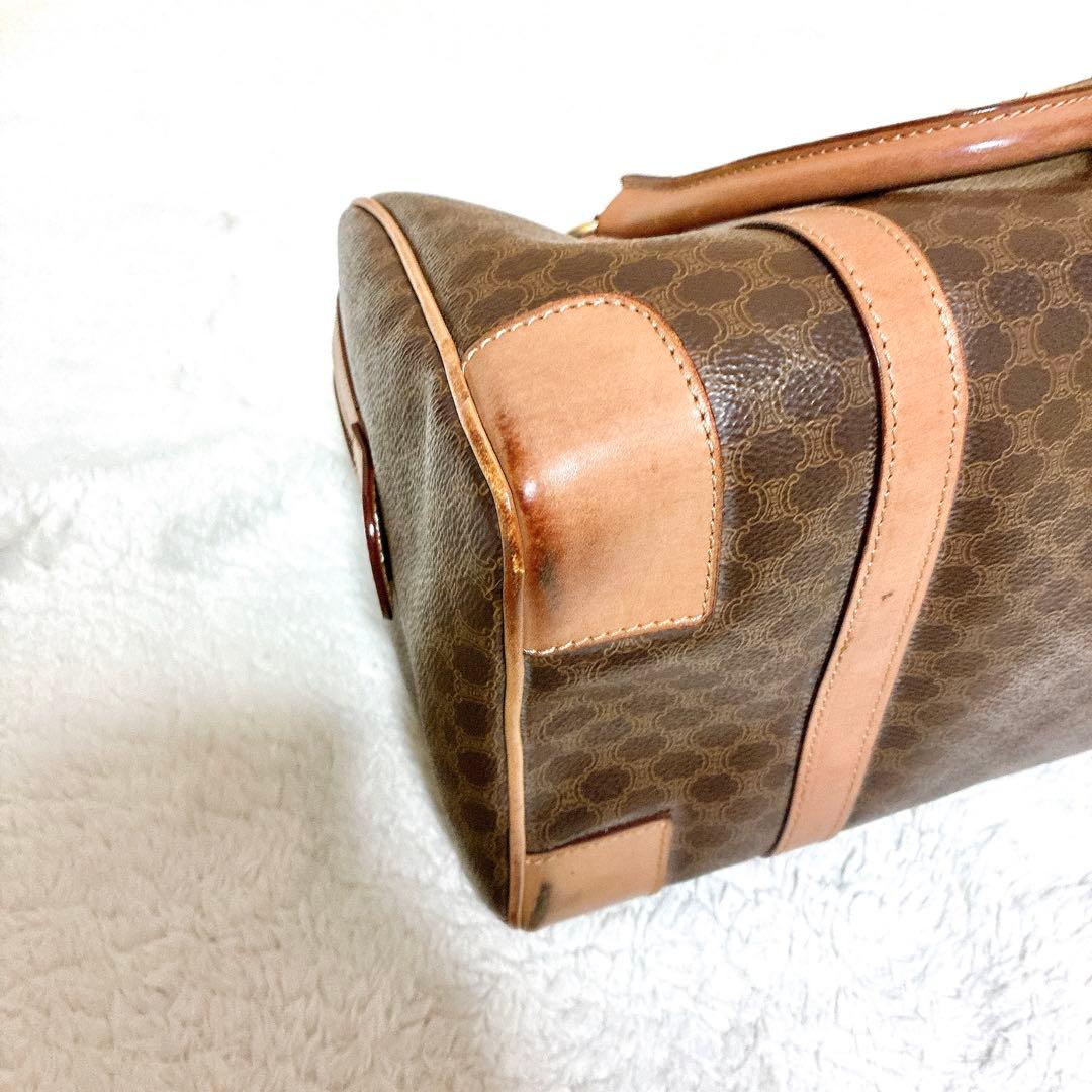 CELINE ハンドバッグ マカダム ボストン ヴィンテージ セリーヌ