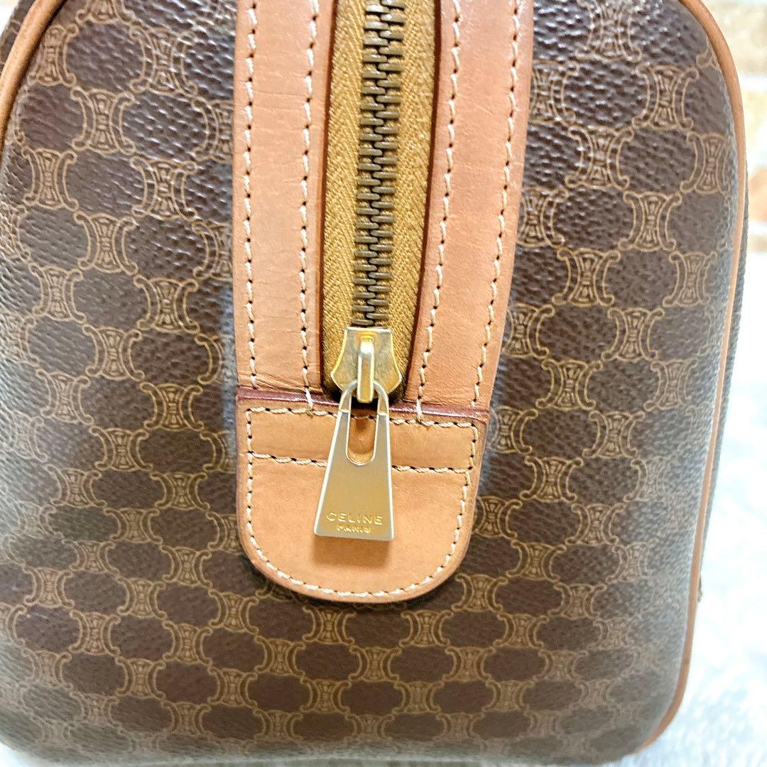 CELINE ハンドバッグ マカダム ボストン ヴィンテージ セリーヌ