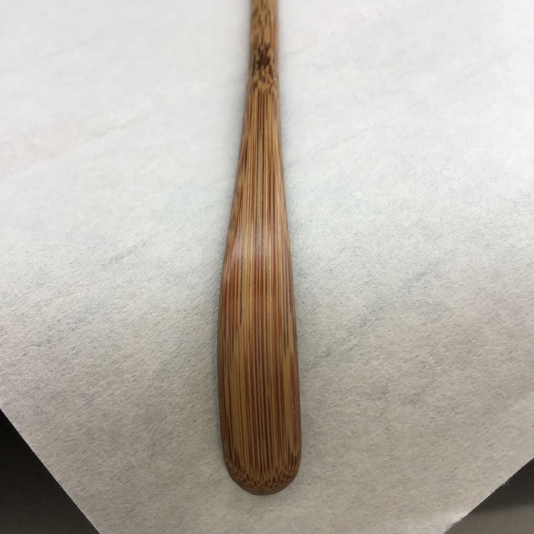 茶道具￼宝暦年代古竹茶杓　銘:花衣　宗春作　妙喜士延書付　竹箱共箱紙箱S62CS