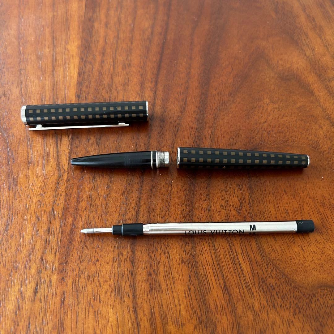 ルイヴィトン　ボールペン　JET ダミエ　ブラウン