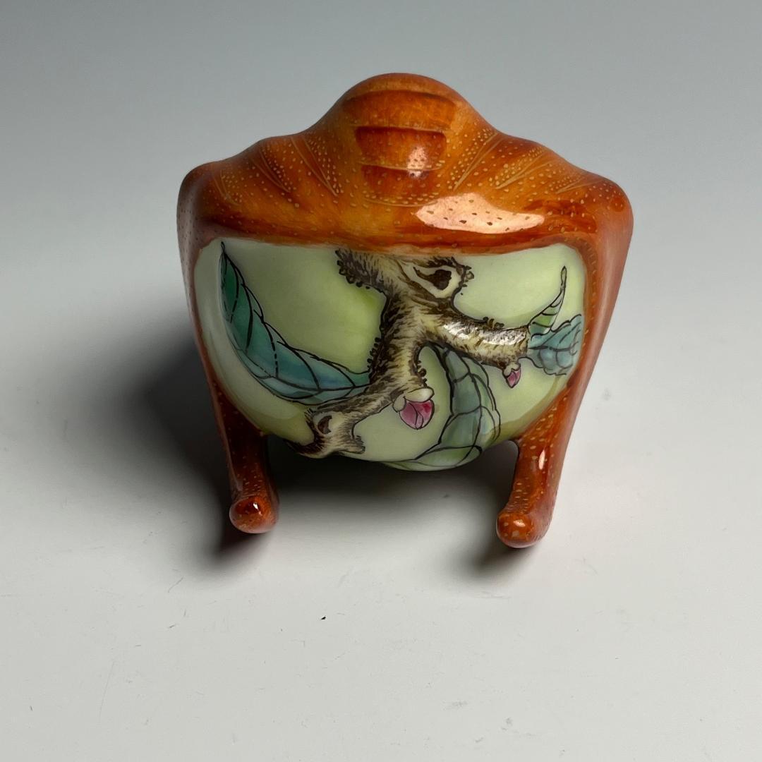 粉彩福寿紋洗 蝙蝠 桃 乾隆年製 款 中国美術 中国古玩