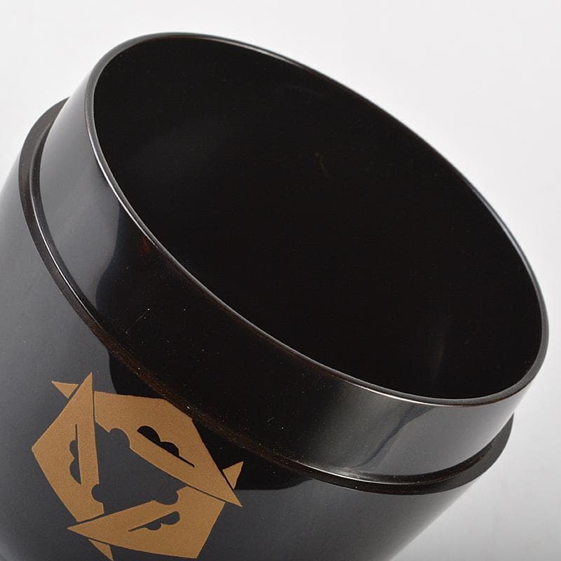 茶道具　鱗鶴蒔絵　大棗　堀内宗完(兼中斎)極め箱　M　R7198