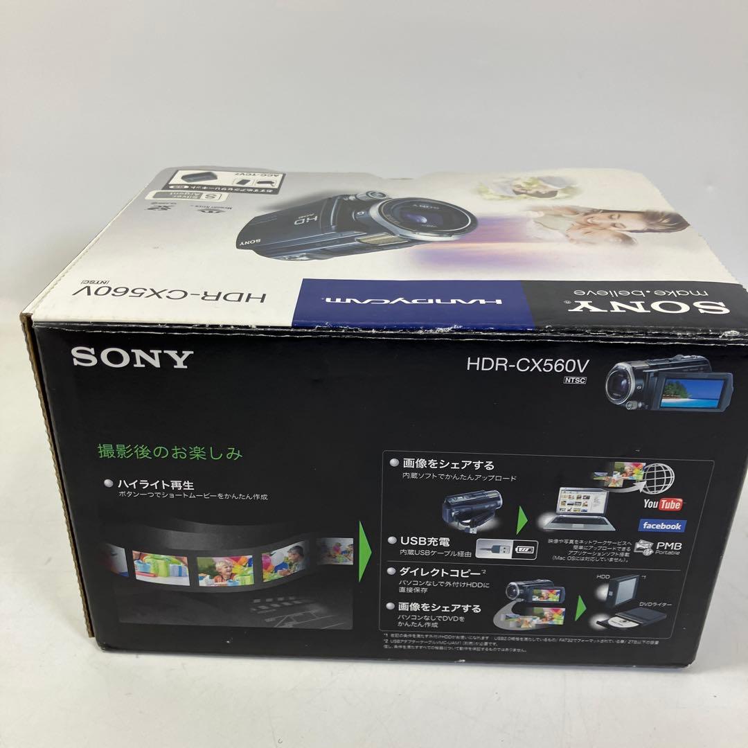 【美品・動作確認済】 SONY ソニー ハンディカム HDR-CX560V