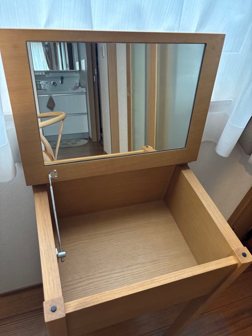 お値下げ　無印良品　オーク材 ドレッサー　コンパクト　北欧　鏡台