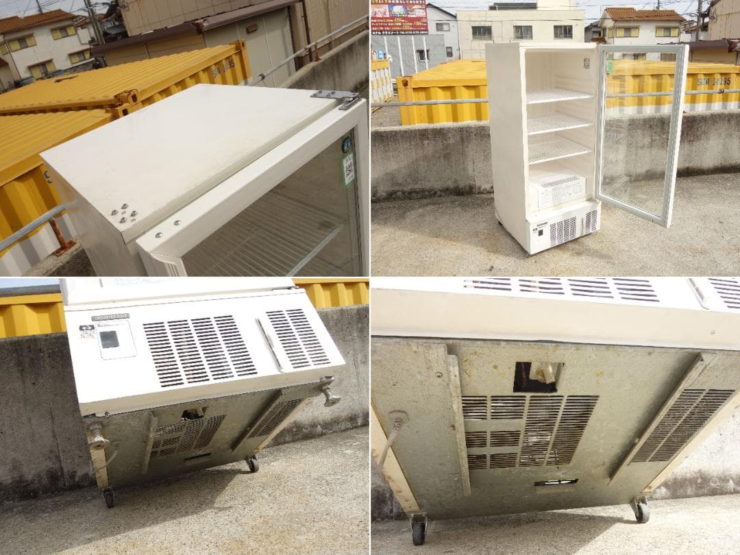 M▽ホシザキ 業務用 冷蔵ショーケース ガラス扉 スイング扉 (31465)