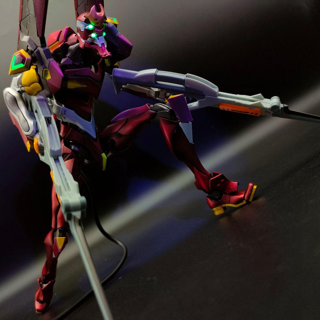 エヴァンゲリオン　弐号機 RG　ESVシールド装備　アスカ　【全塗装完成】