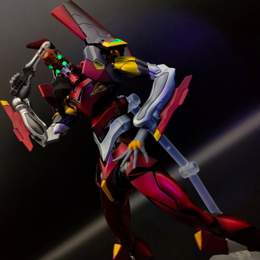 エヴァンゲリオン　弐号機 RG　ESVシールド装備　アスカ　【全塗装完成】