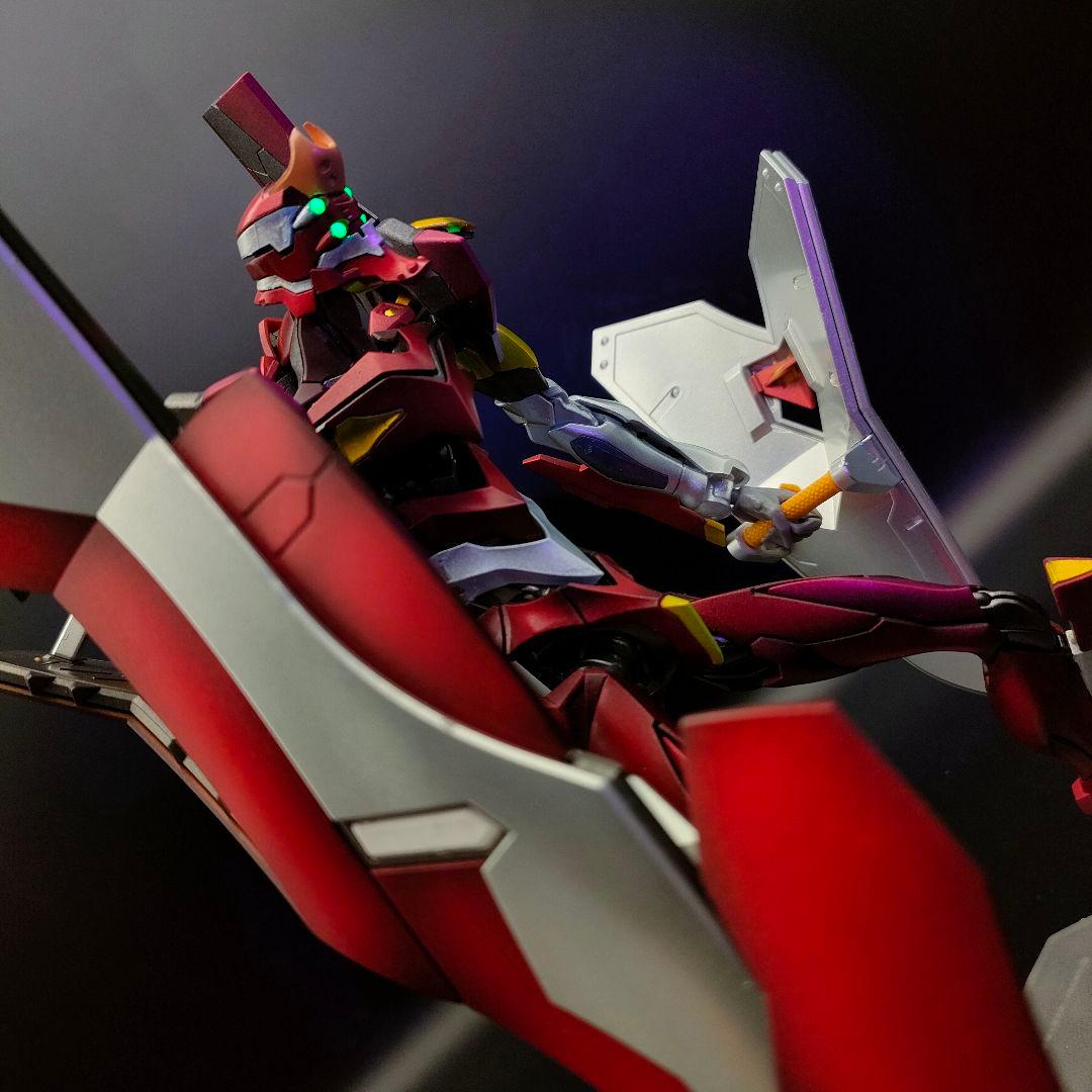 エヴァンゲリオン　弐号機 RG　ESVシールド装備　アスカ　【全塗装完成】