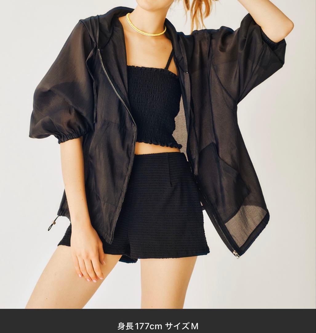 値下げ中【公式完売商品】mystic シアーパーカー付き　4SET水着　Mサイズ