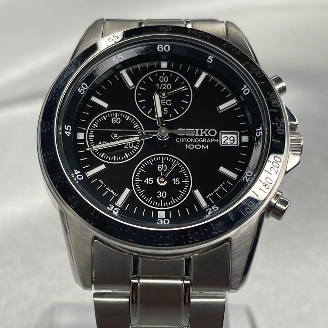 SEIKO 7T92-0DW0 クロノグラフ 【完・美品】