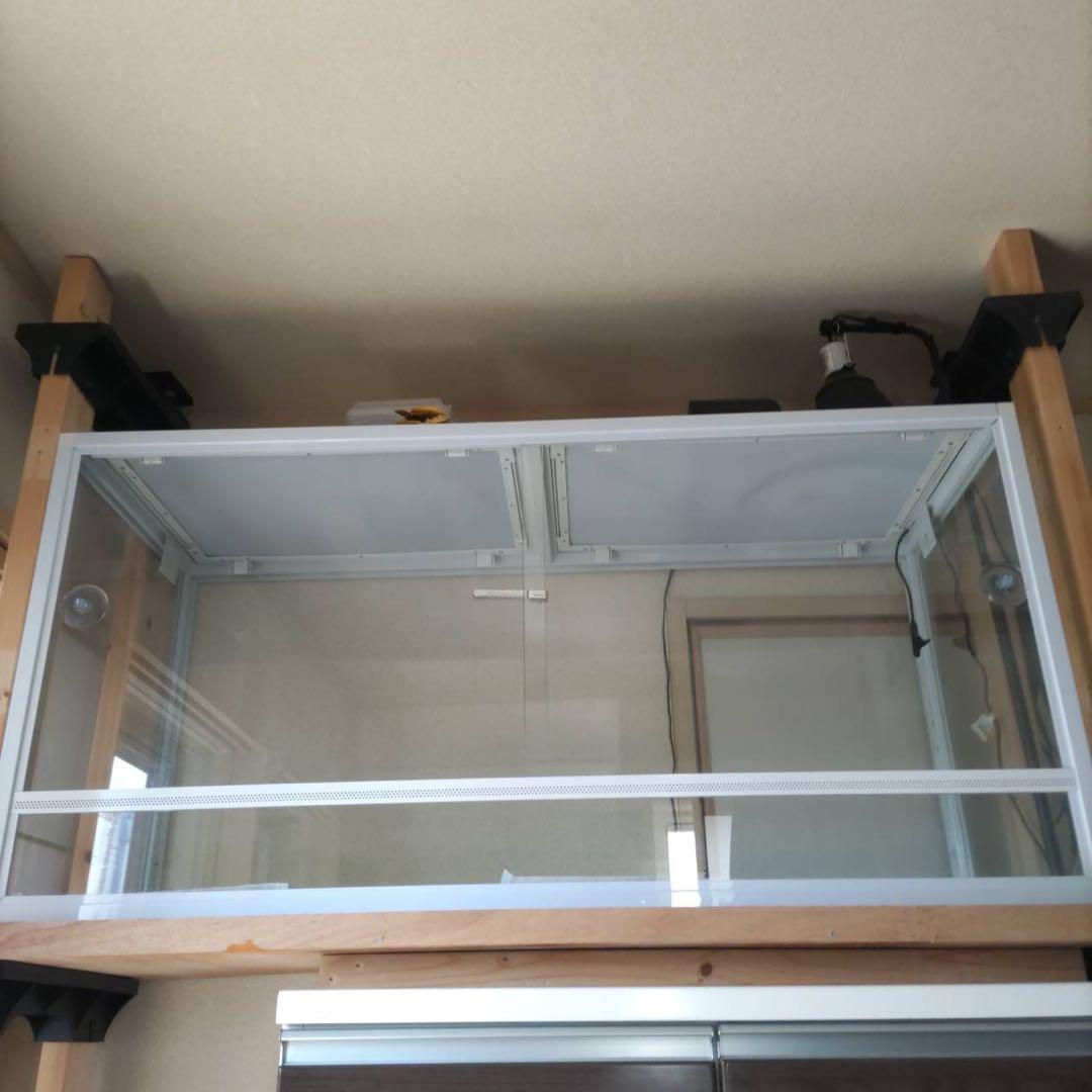 引き取り限定　爬虫類倶楽部　120cmケージ　2台　中古