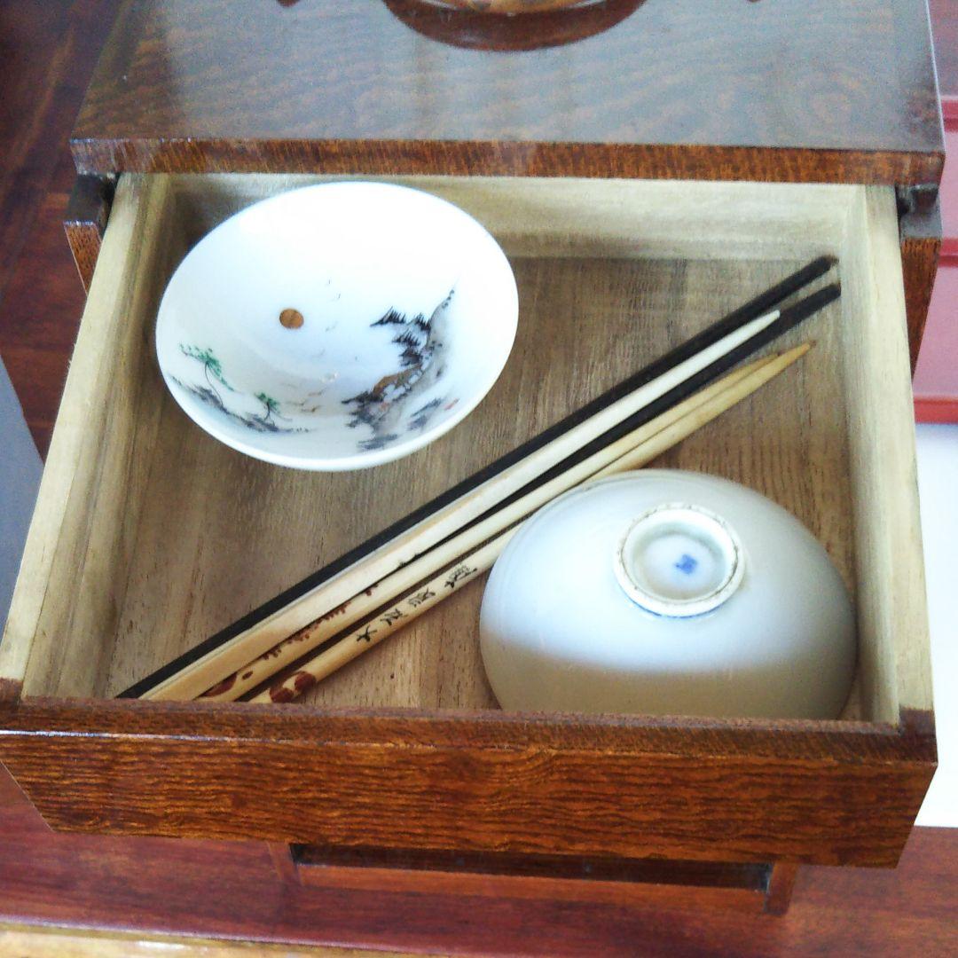 野弁当箱 欅 漆塗り アンティーク