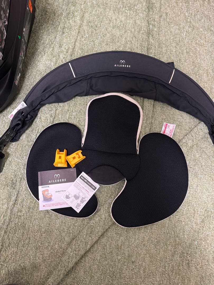 エールベベ クルット6i グランス BF950 ブラック 美品 ISOFIX