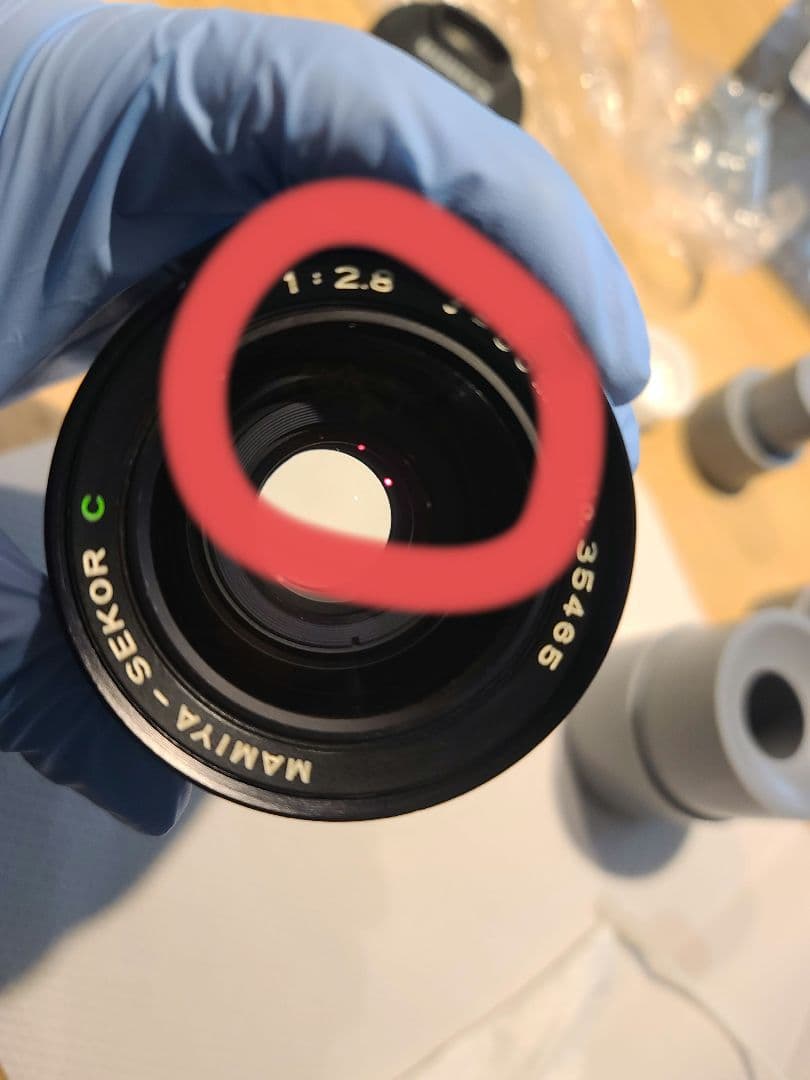 Mamiya Sekor C 55mm f/2.8 レンズ