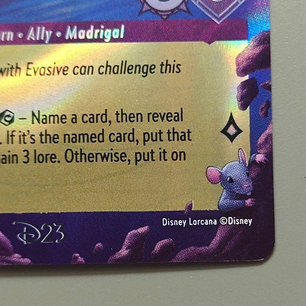 ディズニー ロルカナ D23限定プロモ ブルーノ・マドリガル 英語