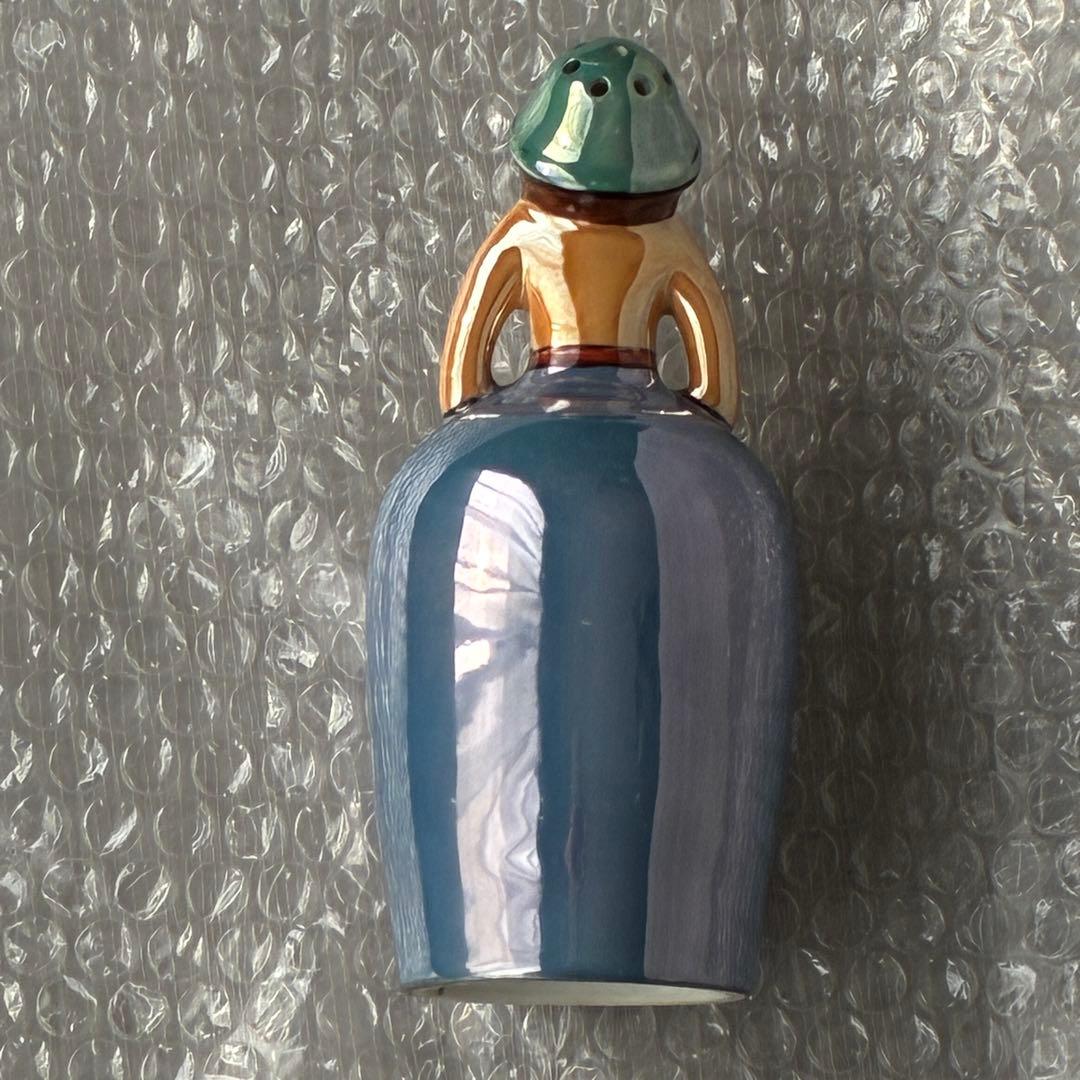 オールドノリタケ　アールデコ調デコレディーのパウダーシェーカー　置物　インテリア