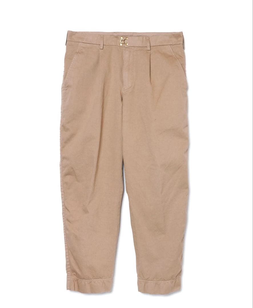 サイズ2 kolor パッカリングテーパードパンツ　ベージュ　カラー