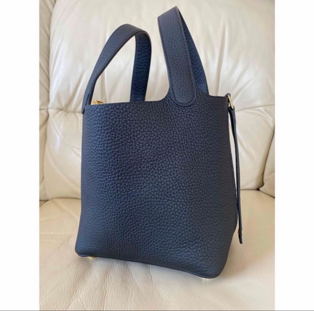 オーダーバッグ　大人気のブラック　ゴールド金具　フランス産トリヨン