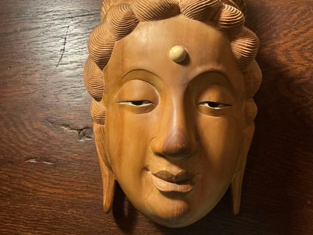 前島秀章　菩薩　お面