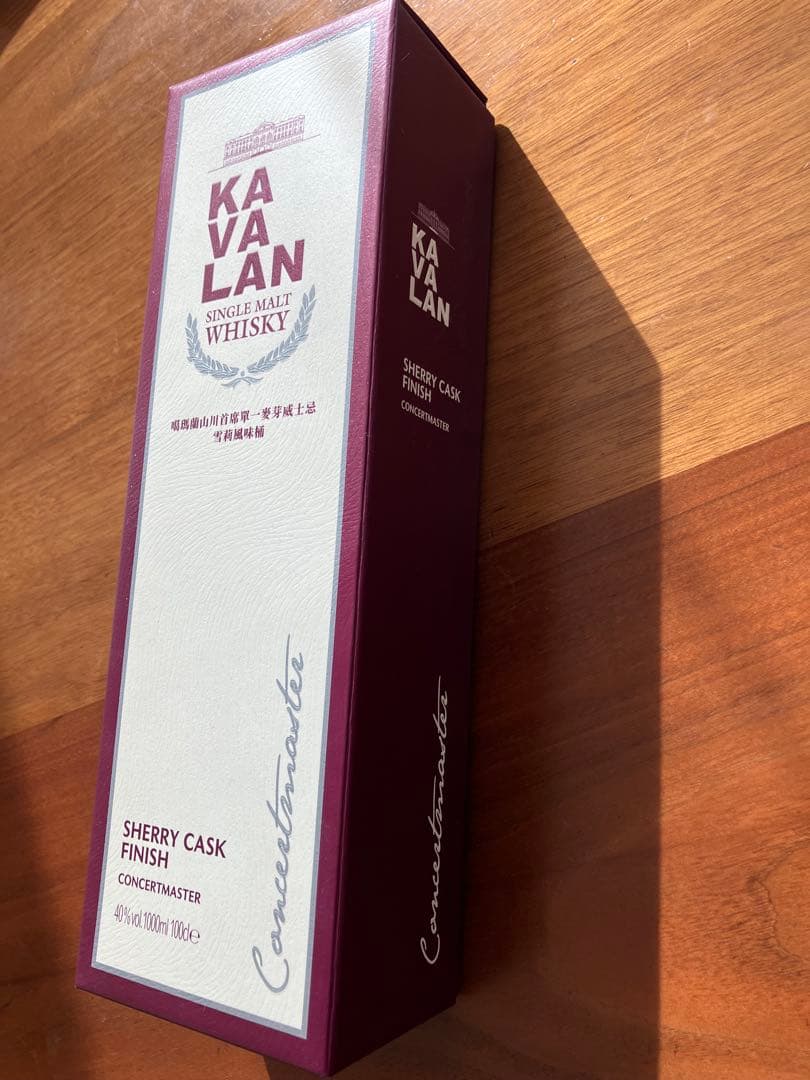 KAVALAN シングルモルトWHISKY SHERRY CASK 1000ml