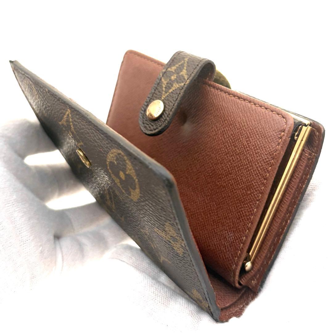 ルイヴィトン モノグラム ポルトフォイユ ヴィエノワ がま口 財布 美品