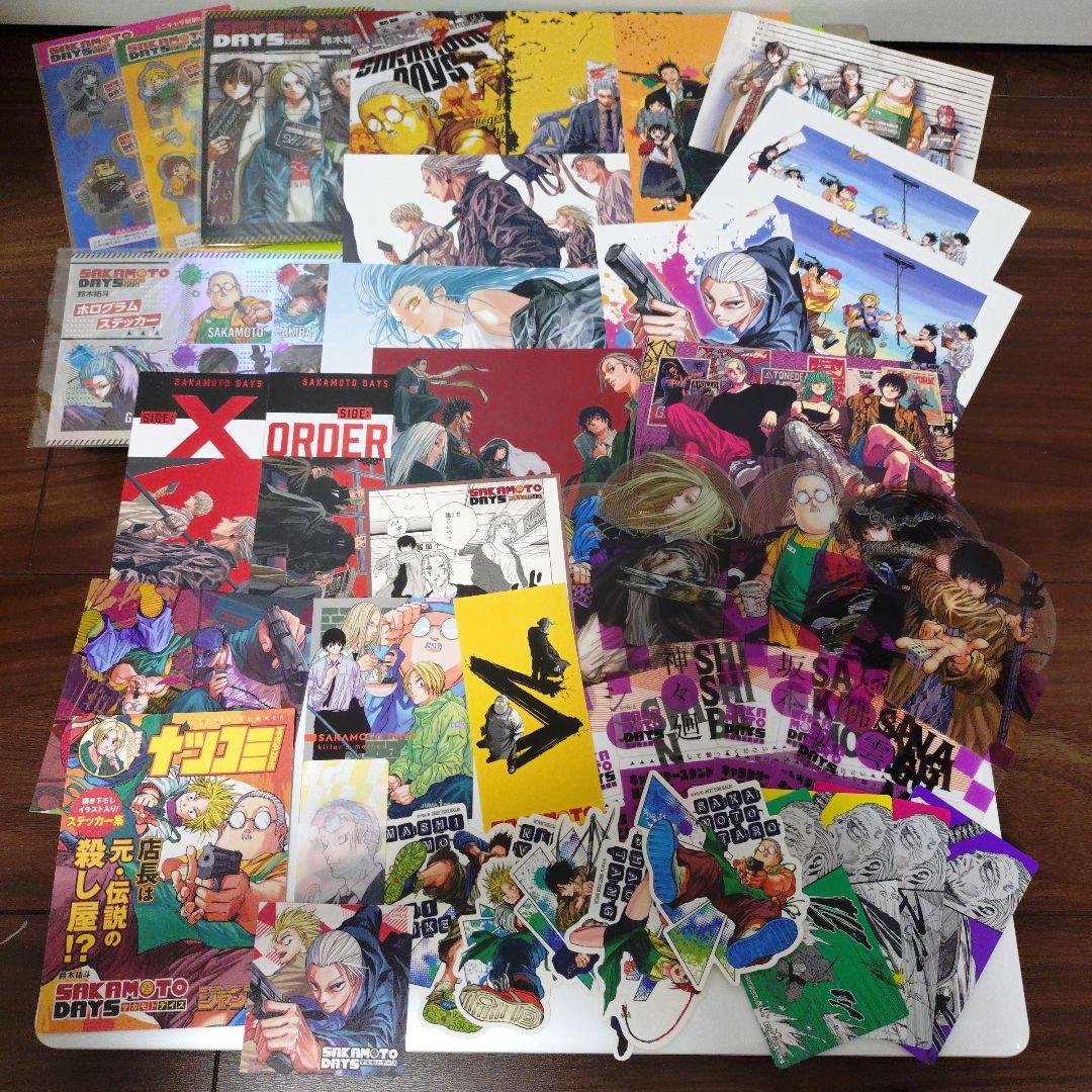 計38点　サカモトデイズ　特典　イラストカード　ステッカー　クリアスタンドシート