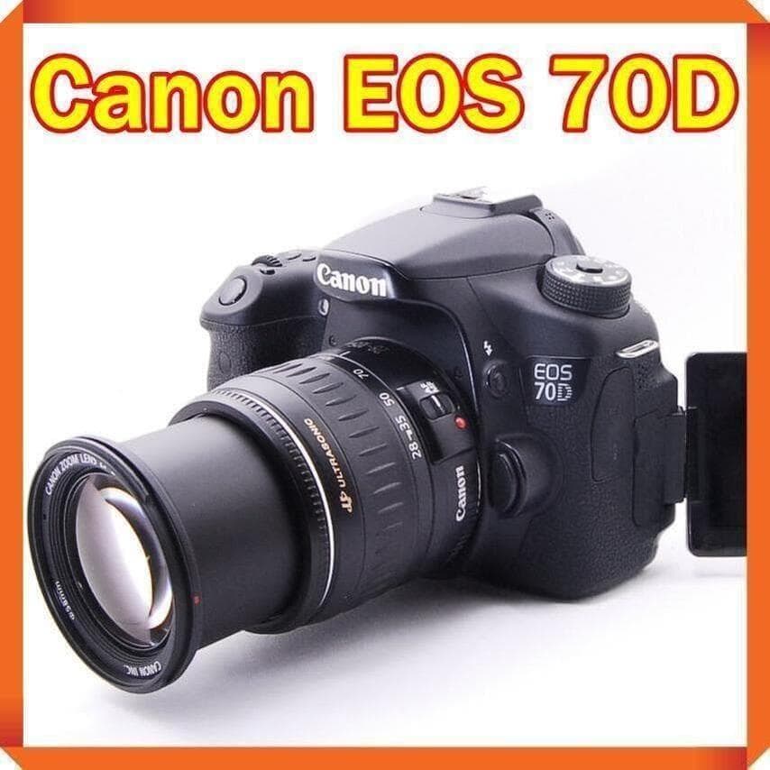 Canon EOS 70D スマホ転送機能搭載！ 近～中望遠レンズ付き♪