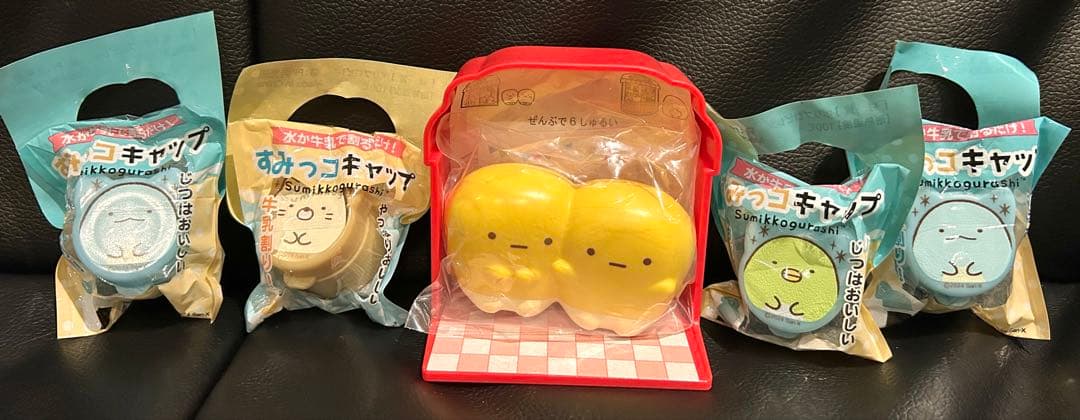 すみっコぐらし　グッズまとめ売り　てのりぬいぐるみ　ねこ　とかげ　えびふらい