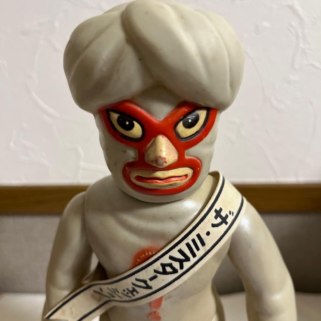 タイガーマスク　ザ・ミスタークェッション　タスキ付き　中嶋製作所　当時物