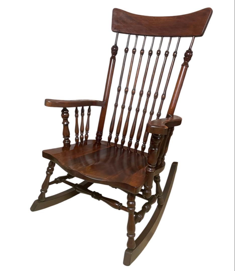 【松本民芸家具】ロッキングチェア ミズメ桜 揺り椅子 304F型