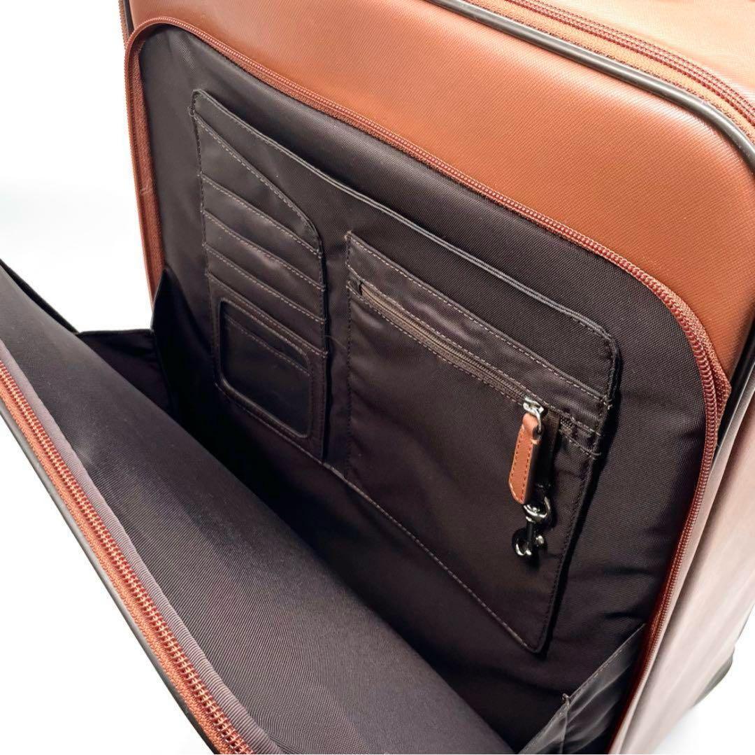 【極美品】コーチ キャリーケース レザー スーツケース 南京錠 ポーチ付 茶