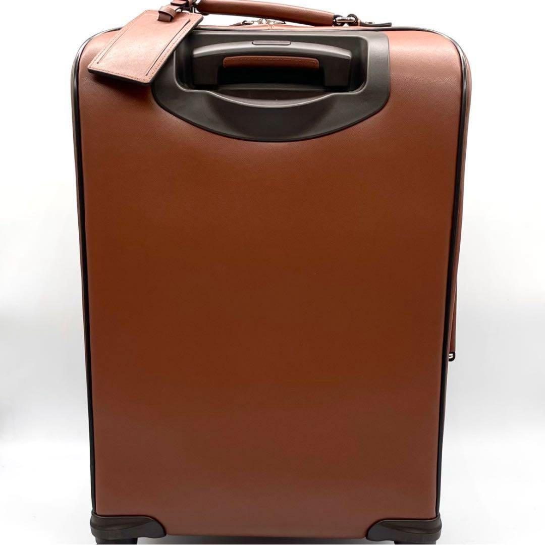 【極美品】コーチ キャリーケース レザー スーツケース 南京錠 ポーチ付 茶
