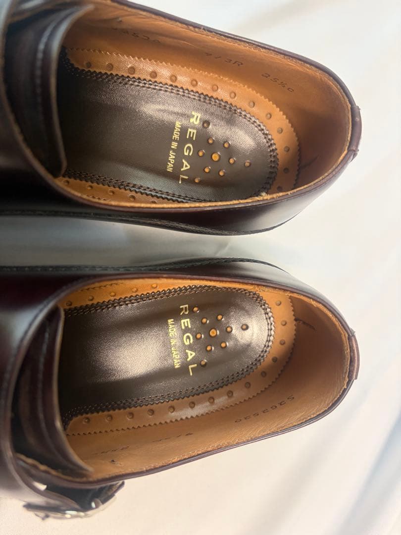 REGAL リーガル ダブルモンクストラップ 913R 革靴 ビジネスシューズ