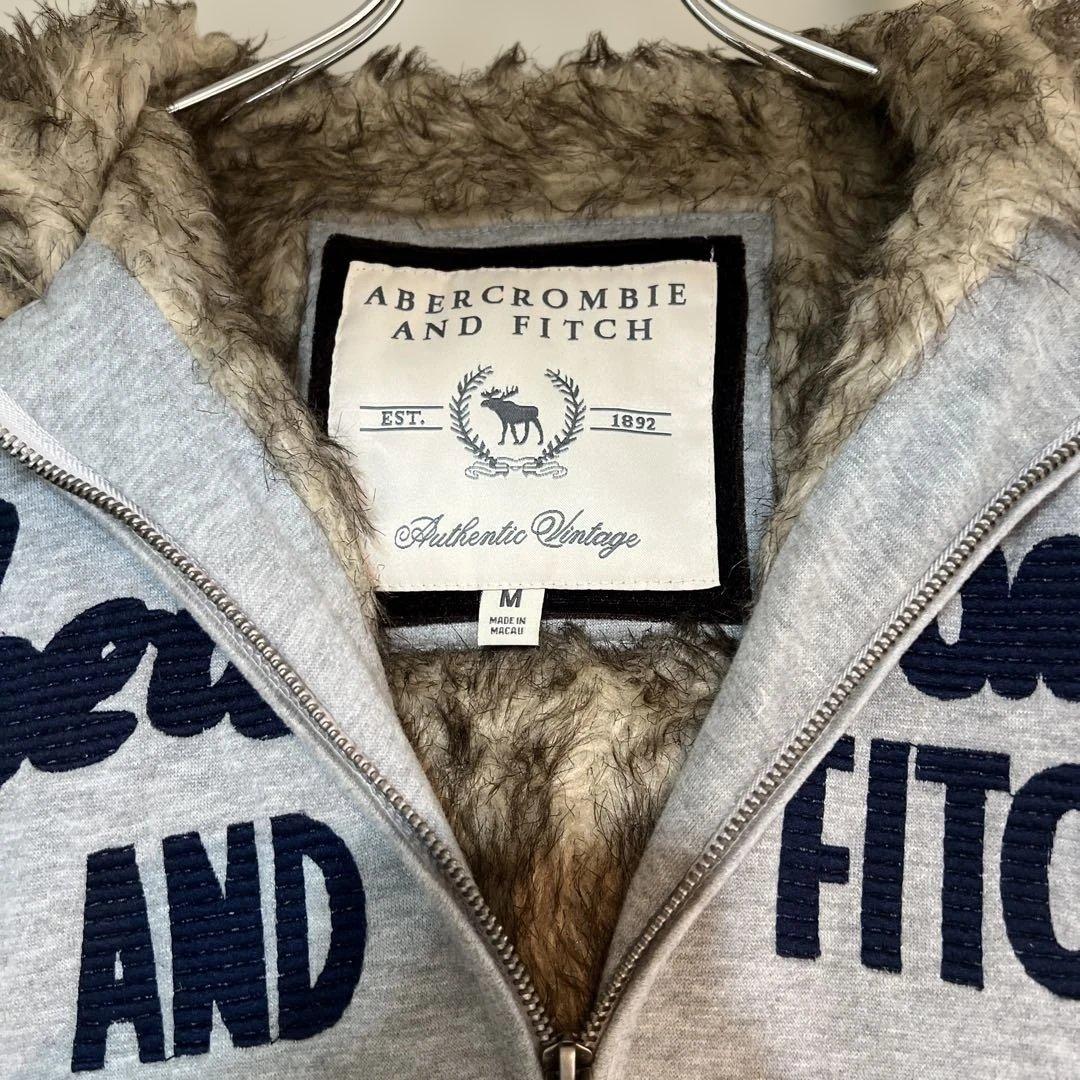 00s Abercrombie&Fitch アバクロ ファー パーカー y2k