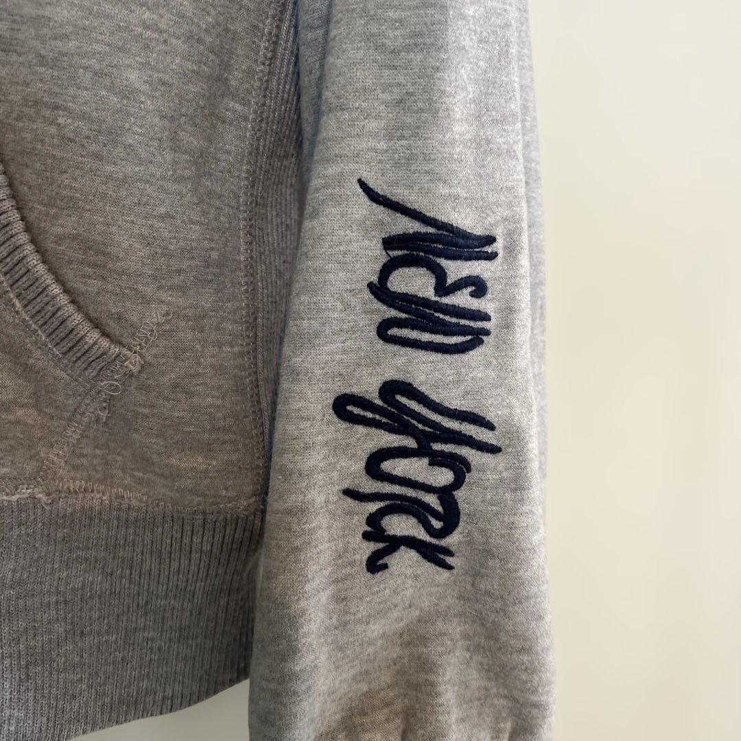 00s Abercrombie&Fitch アバクロ ファー パーカー y2k